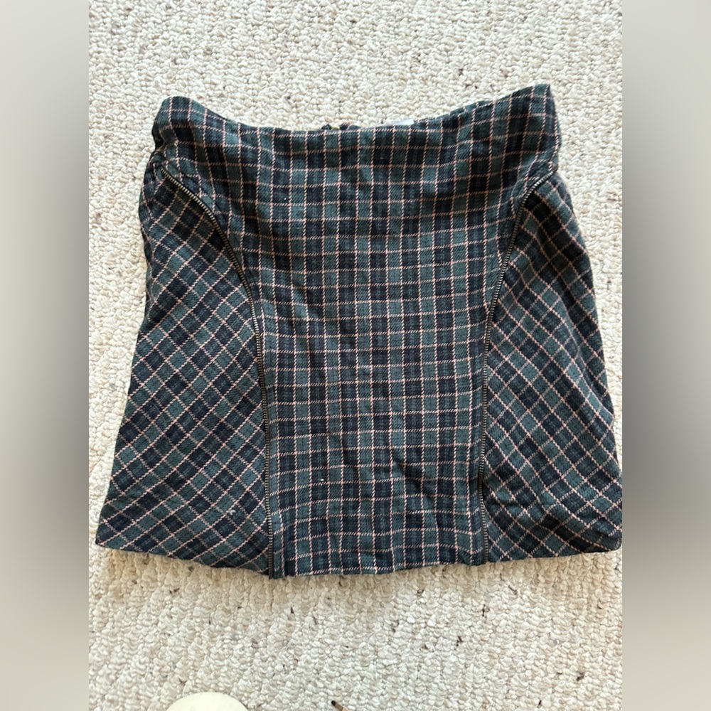 Urban Plaid Mini Skirt